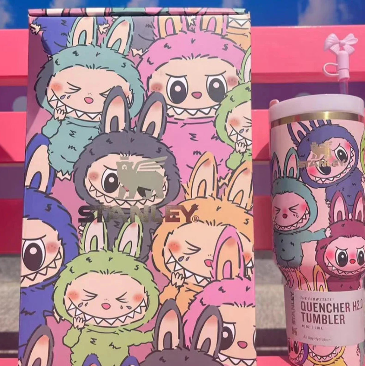 Stanley Quencher H2.O Tumbler x Labubu Edition